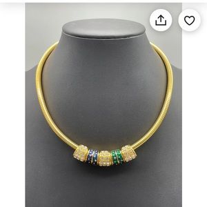 Joan Rivers Collection 7” Gold colored necklace